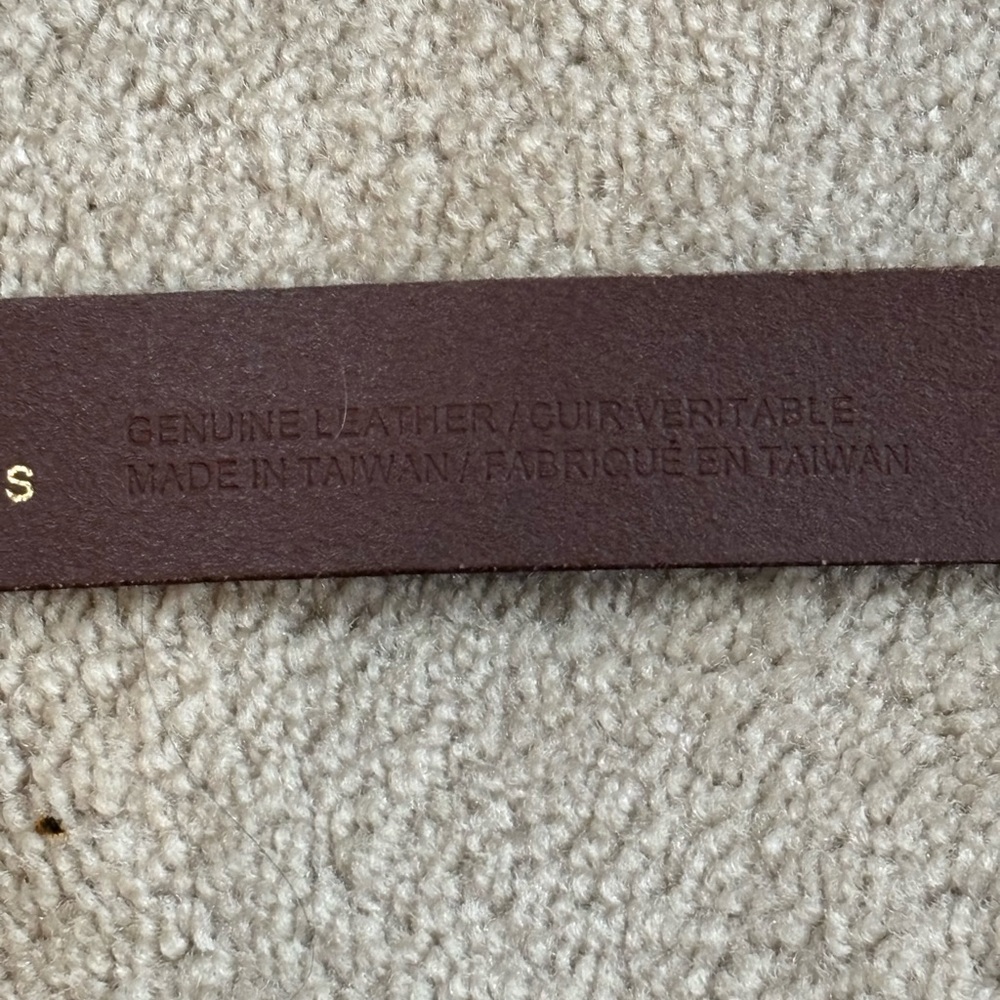 Anthropogie Mens Leather Oval Belt - Picture 5 of 10